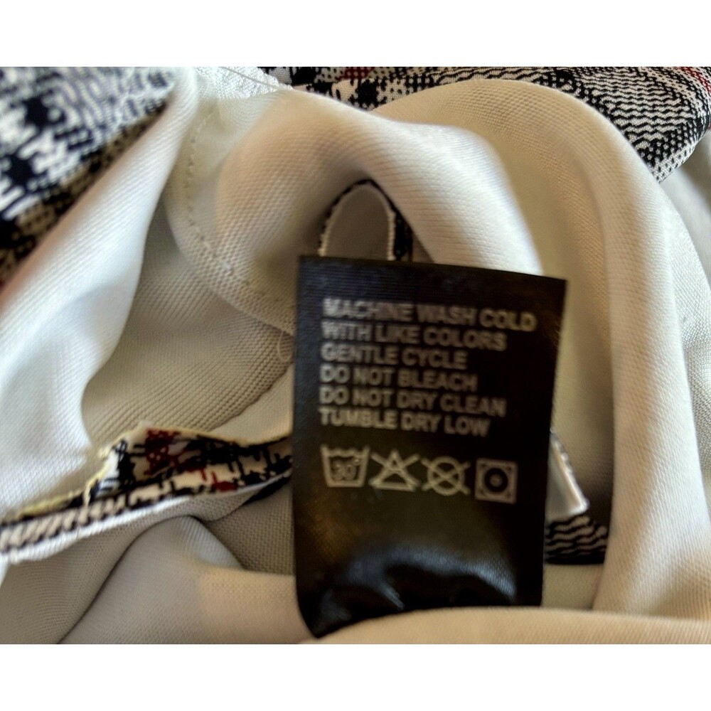 Maze Collection Levanta Cola Scuba Gray Black Plaid Slimming Pants Women 3X NWT - Picture 11 of 12